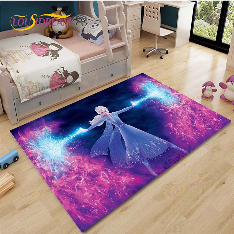 Anime Frozen Carpet Kids Carpets Living Room Tea Table Mats Bedroom Rug Washable Floor Mats Household Area Mat Dinosaur Rug
