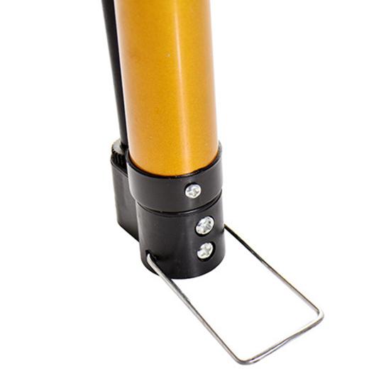 Basketball Manual Pump Mini High Pressure Bike Pump, Portable Air with Foldable Pedal Pedal, Aluminum Alloy Tire Inflator for Road Mountain