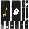 Schwarze Silikonhülle Für Sony Xperia 1 II 10 III Lite Handyhülle Cover Funda Für Sony Xperia 5 10 II 1 III L3 L4 Rückseitenabdeckung Hüllen