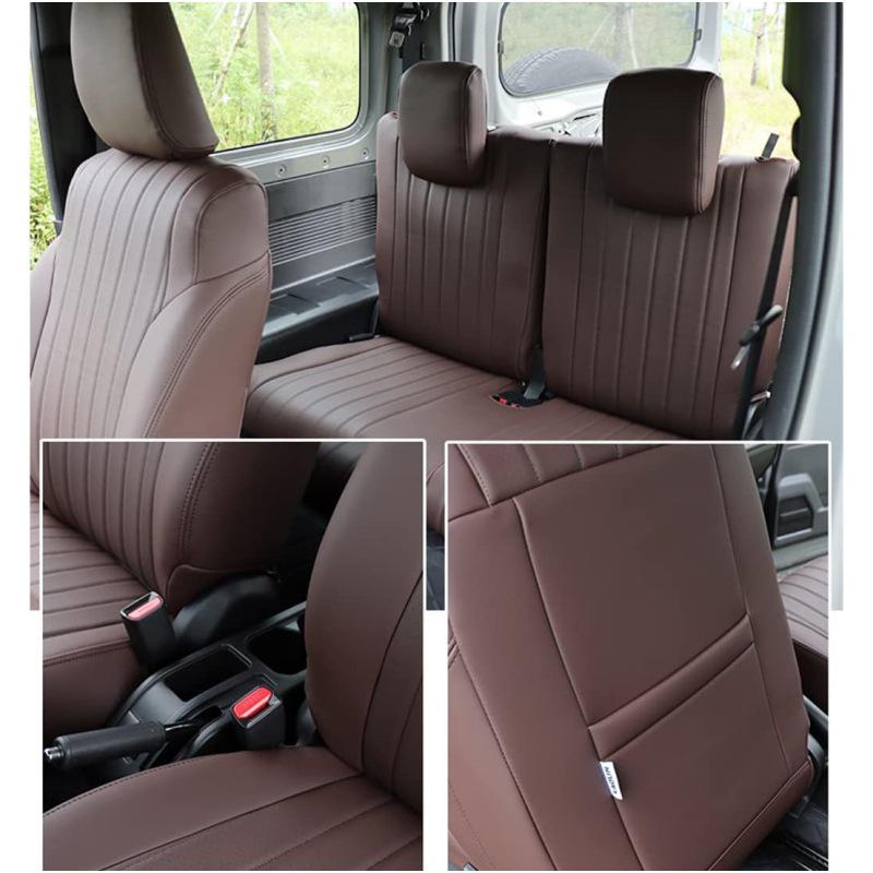 3-Door Jimny 2018+ JB64 JB74 Leather Premium Full Surround Seat Covers