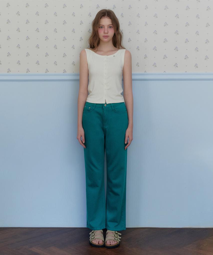 Teuwi Erin Colored Straight Long Pants