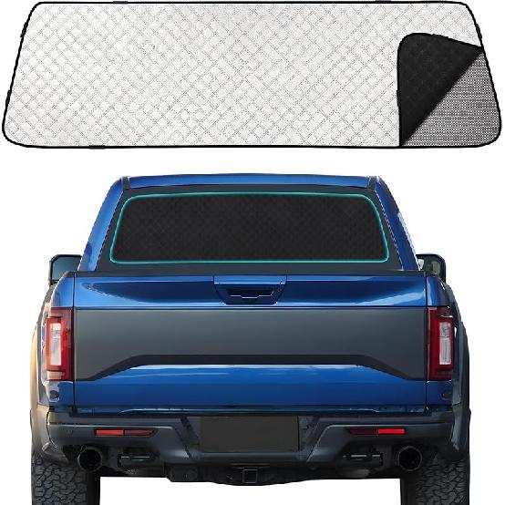 ZATOOTO Rear Windshield Sunshade For Toyota Camry 2018- Rear Windshield Sunshield Double Layer For Sunshade And Privacy Offer Great Visibility Sun
