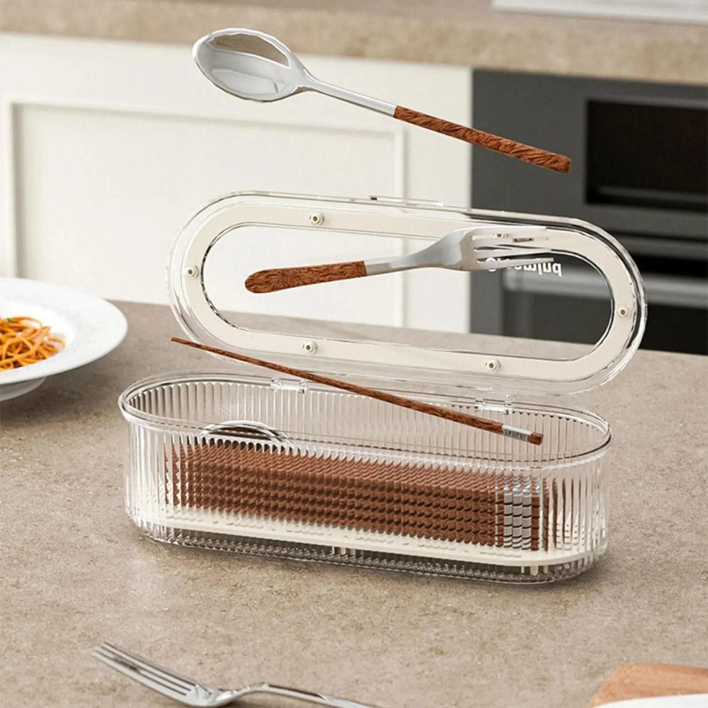 1Pcs Chopstick Box Chopstick Organizer for Utensils Drawer Spoons Dinnerware Holder