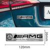 Bilklistermärke 3D Metallmärke Bilstyling Klistermärken Dekaler Tillbehör För Mercedes Benz W204 W205 W212 W213 W221 W177 W246 GLA GLC C