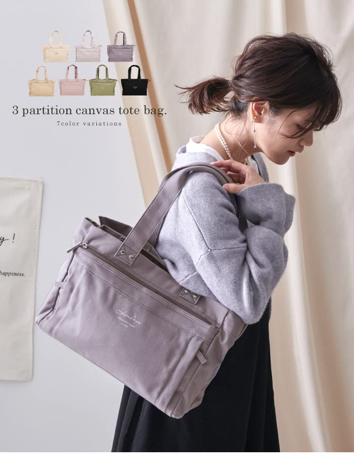 Lizdays Tote Bag with Dividers Women's (Black)