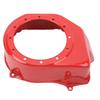 Starter Shroud Fan Flywheel Cover Red Metal Recoil Pull Starter Cooling Fan Cover for GX160 5.5HP