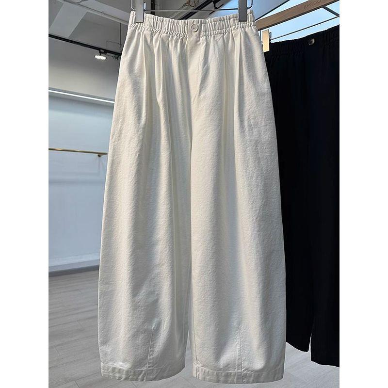 

Unisex High-Waisted Wide-Leg Long Pants - Casual Plus Size Sportswear 2XL (65-72.5 kg)