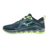 Mizuno Mujin 8 Comfortable Trail Low-Top Running Shoes Men sneaker Blue Green J1GJ217027