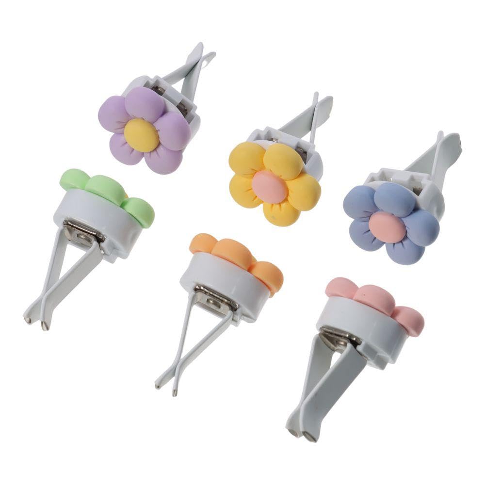 12 Pcs Daisy Flower Air Vent Car Clip Set, Cute Flower Car