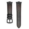 For Huawei Watch Fit Genuine Leather Watch Band Multi-Hole Design Adjustable Strap