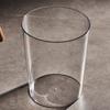 Light Luxury Transparent Trash Can Large Capacity Dustbin Garbage Bucket for Bathroom Kitchen Office Waste Paper