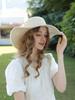 Women Boho Floppy Straw Sun Hat For Beach Vacation Cruise Honeymoon