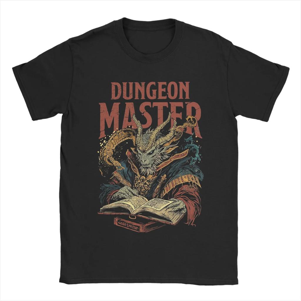 Summer Men Women Dungeon Dragon DnD Master T-shirt Cotton Clothes Retro Round Neck T-shirtT-shirt Street Wear