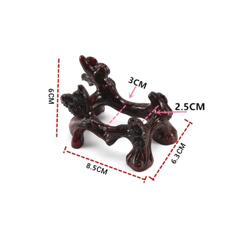 Resin Plum Blossom Bracelet Display Stand Stable Base Elegant Retro Design Perfect For Jewelry Stores Home Collection Display