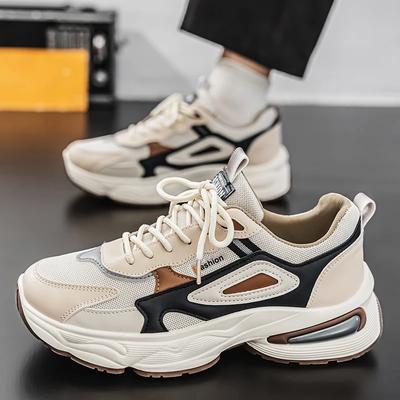 Fashion New Men’s Sneakers High Quality Mesh Breathable Sports Running Shoes Luxury Trainer Anti-slip Wear-resistant Tennis Shoe