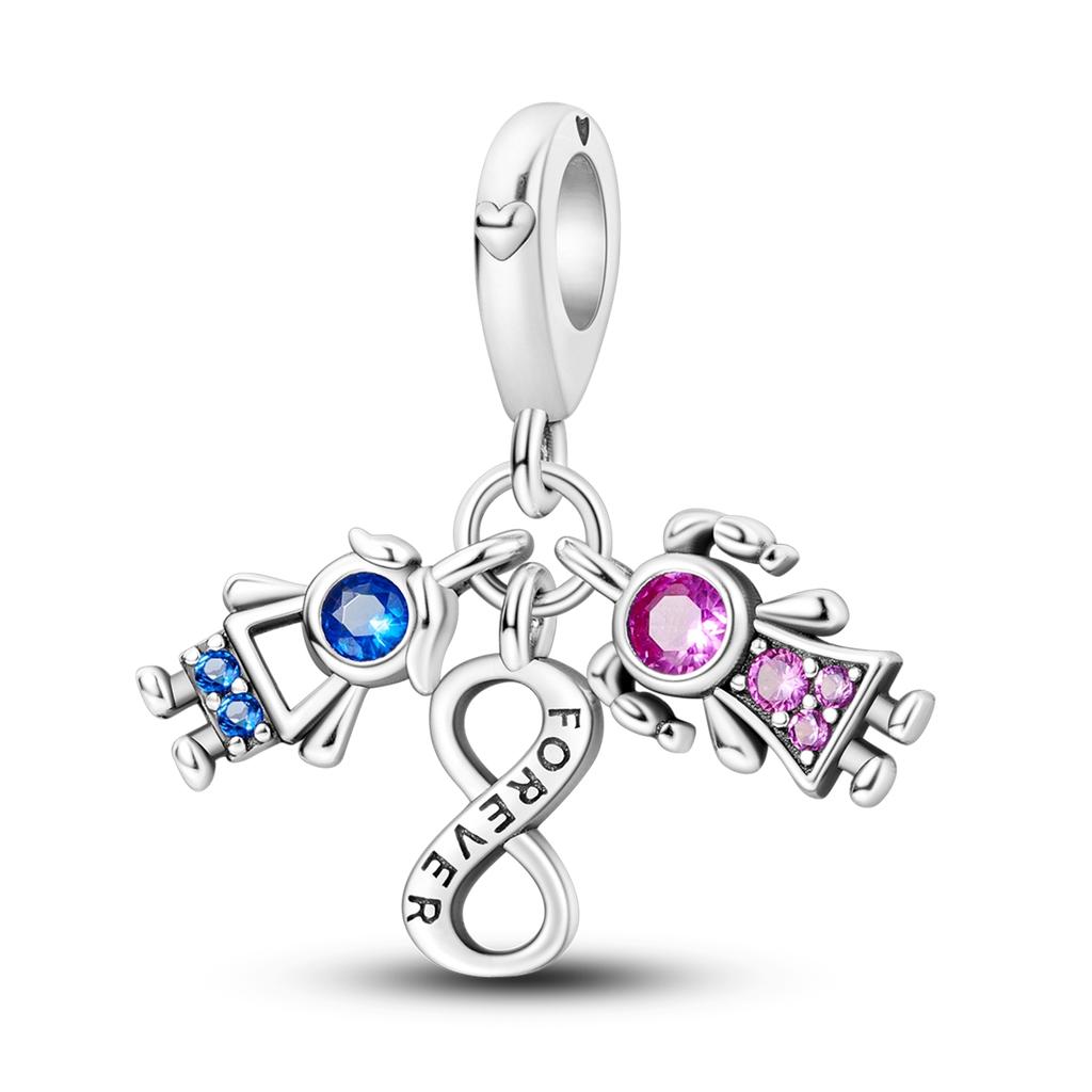 NEW 925 Silver Charms Cat Planet Ballet Shoes Pendant Beads fit Bracelet Necklace Diy For Woman Jewelry Matching