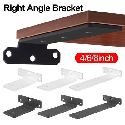 Multi-functional Wall Mounted Desk Shelf Right Angle Bracket Holder Hardware Furniture Holder