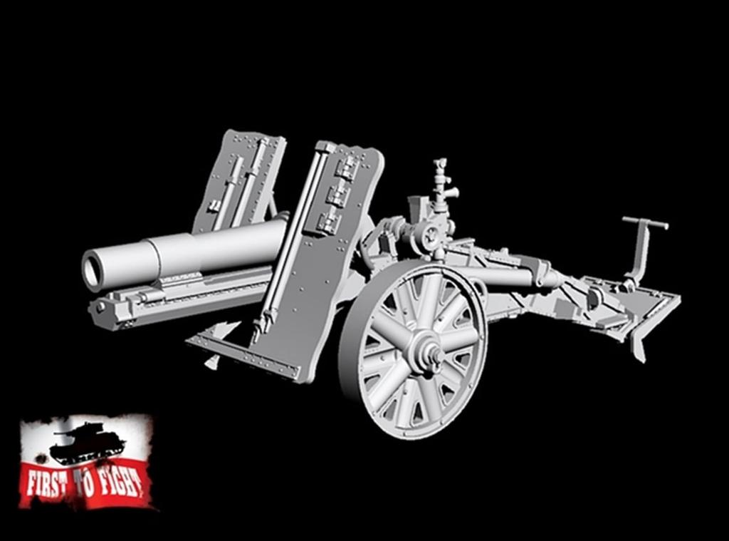 FTF 1/72 German 15cm sIG.33 Heavy Infantry Gun Plastic Model Kit PF72083 (Cannon)