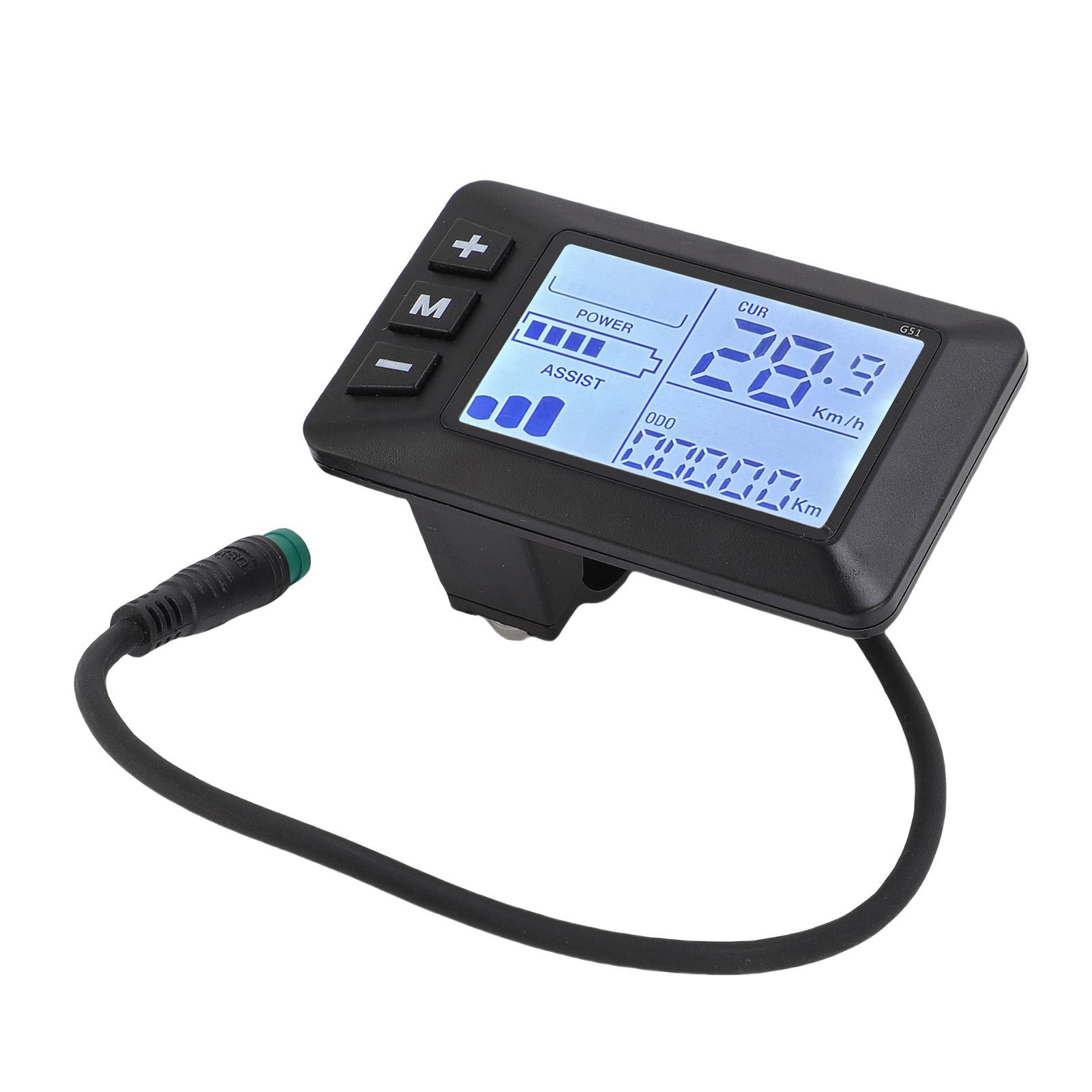 

ЖК-дисплей для электровелосипеда, 5 контактов, влагозащищенный разъем, точная регулировка скорости, экран панели электросамоката