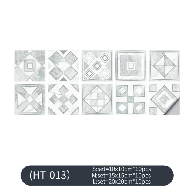 

10 ШТ ПВХ імітація мармуру сходи Кухня клейка плитка наклейки водонепроникний декор ванної кімнати керамічні ШПАЛЕРИ 20cmX20cmX10pcs