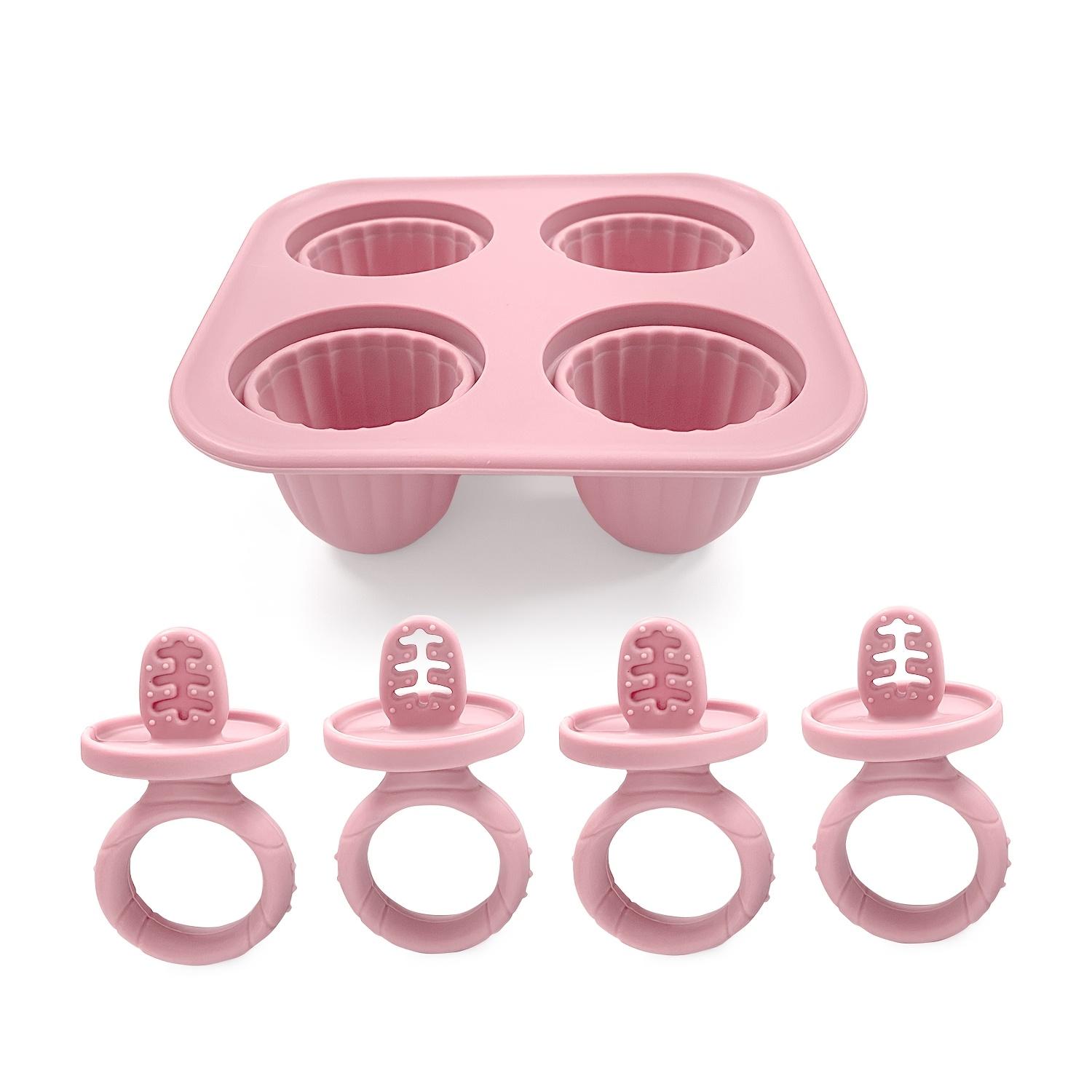 

Молярный эскимо, форма для мороженого для приготовления эскимо, силиконовая форма для домашнего мороженого, праздничные подарки Style B-light Pink