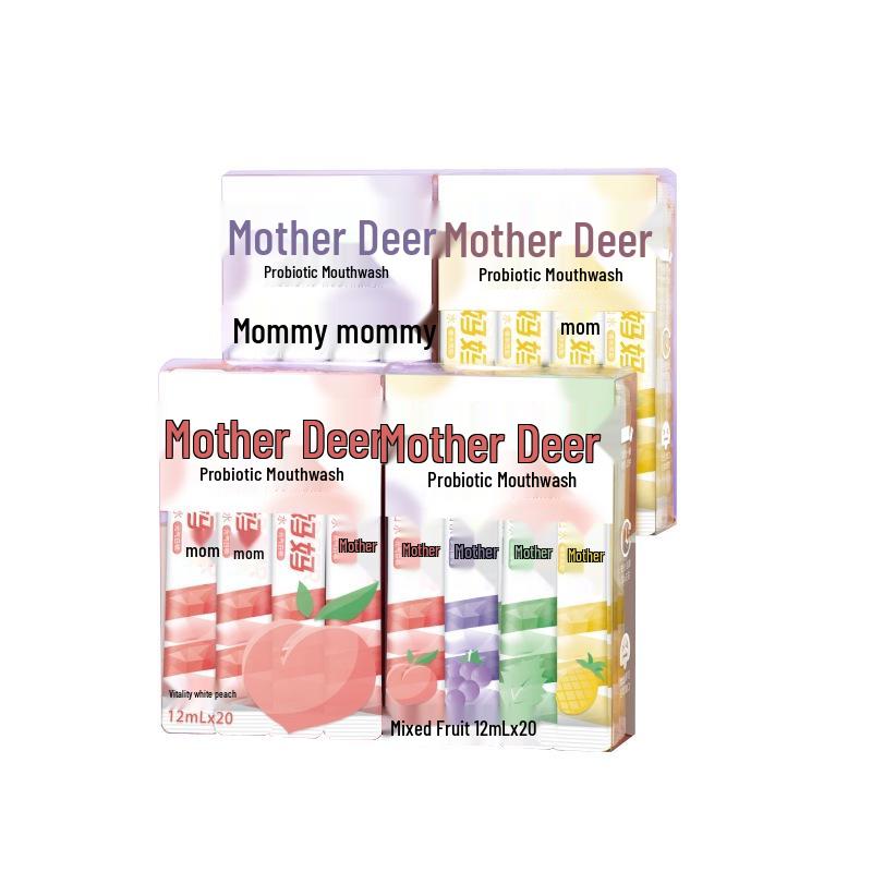 Fawn Mommy Fresh Breath Portable Mouthwash Strips for Antibacterial Gum Care