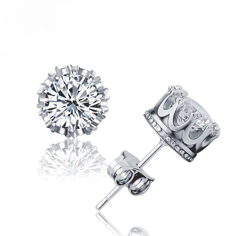 2026 Crown Earrings, Korean Fashion Diamond Earrings Women s Jewelry Accessories