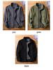 Men's Fleece Jacket: Autumn/Winter Warm Casual Stand-Up Collar Coat for Middle-Aged and Young