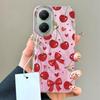 Circular Dots Cherry Fruit Feather Texture Phone Case for Xiaomi Poco X5 X7 M6 Pro X6 X3 Pro NFC C75 C71 C65 C61 M5S TPU Cover