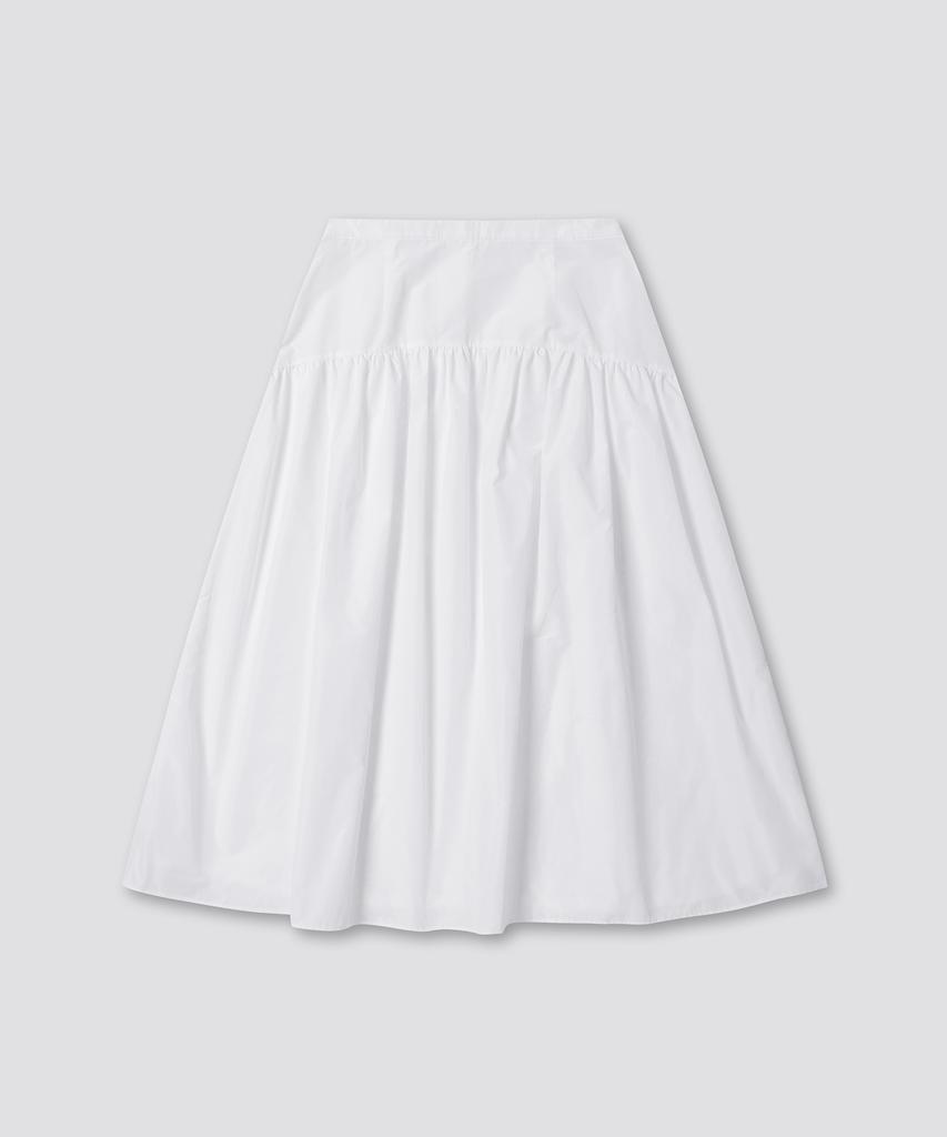 Akaibeuaebkeu [Archivepke X Ribbonbit] Sway Long Skirt(White)