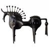 Handmade Iron Animal Sculpture Art Crafts Abstract Horse Stinging Horses Metal Decorative Figurines Home Decoration Accessories
