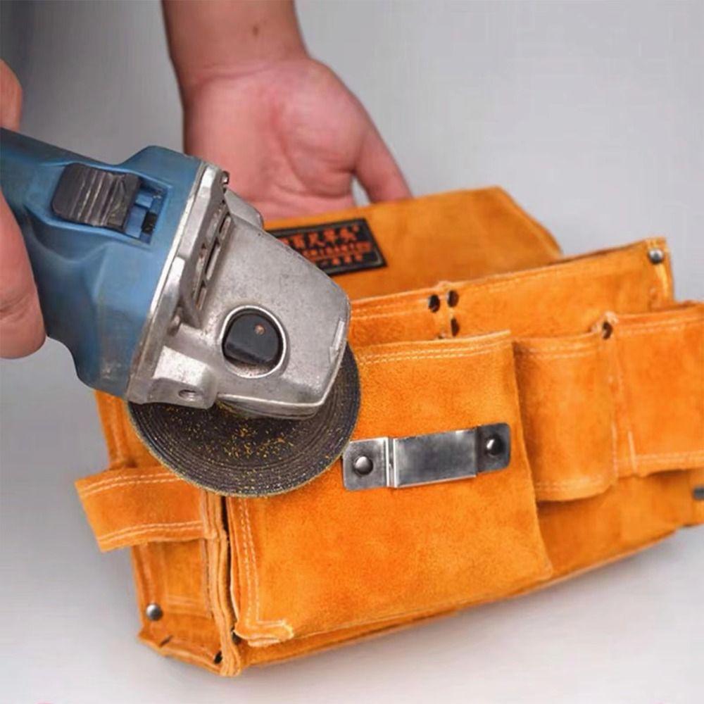 Sturdy Belt Tool Bag Wear Resistant Tool Storage Bag Multipurpose Hardware Organizer Carpenter