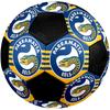 SIZE 5 Parramatta Eels Soccer Ball Colorful All Ages Machine Stitched PVC Competition Ready Durable High-Bounce