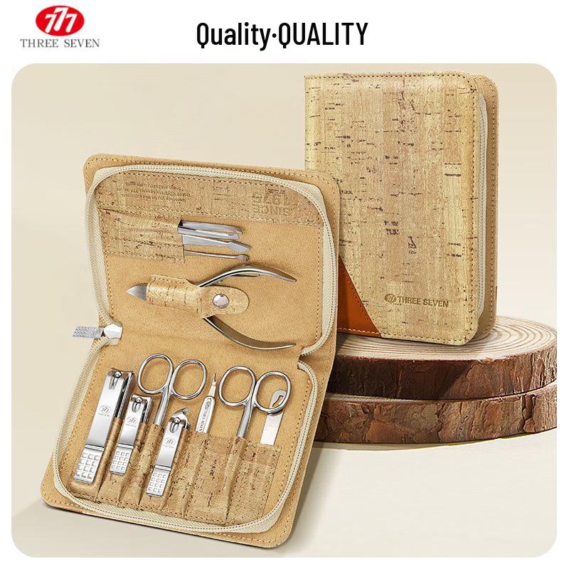 THREE SEVEN 11-Piece Stainless Steel Nail Clipper & Grooming Set