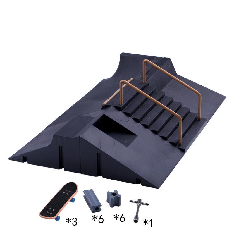 Children's Finger Skateboard Prop Set - Professional Novelty Scene Toys