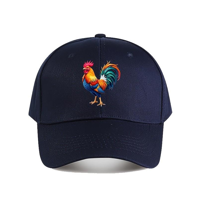 Daisy Flower Baseball Cap Adjustable Cotton Sun Hat Casual Street Style Adjustable Headwear