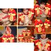 Golden Snake Plush Toy Adorable Zodiac Animal Figurine Soft Pp Cotton New Year Gift