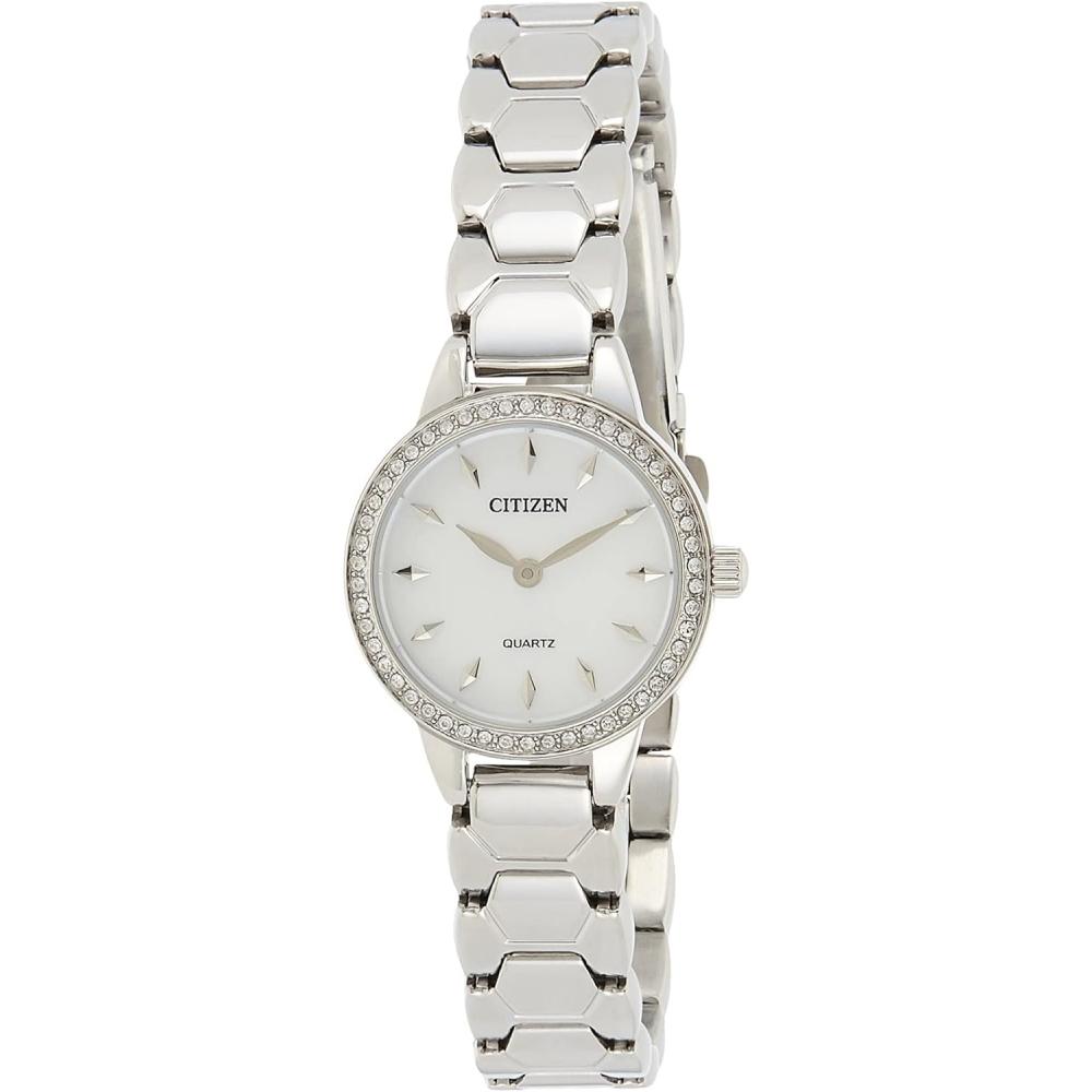 

Часы Citizen EZ7010 56D с кварцевыми кристаллами и перламутровым циферблатом Женские