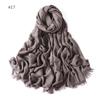 Fashion Muslim Cotton Rayon Modal Hijab For Women Headscarf Long Shawls Islam Hijab Turbans Head Wrap Solid Fringe Scarves