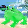Glowing Inflatable Frog Toy with Flashing Lights - Kids' Favorite Cartoon Balloon