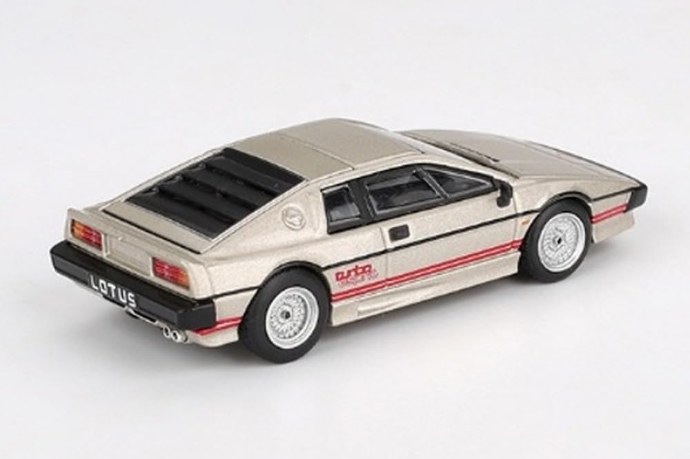 Sunrich MINI GT Lotus Esprit Turbo Metallic Silver Finished Product 1/64 (Left-Hand Drive) MGT01109-L