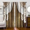 Gorgeous European Printed Curtains Study Room Kitchen Area Living Area Dorm Room Rod Pocket Window Drapes Bed Room Accesso