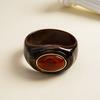 Europe American Style Acrylic Bangle Smudging Retro Hand Ring Cute Irregular Wide Bracelet  Girls