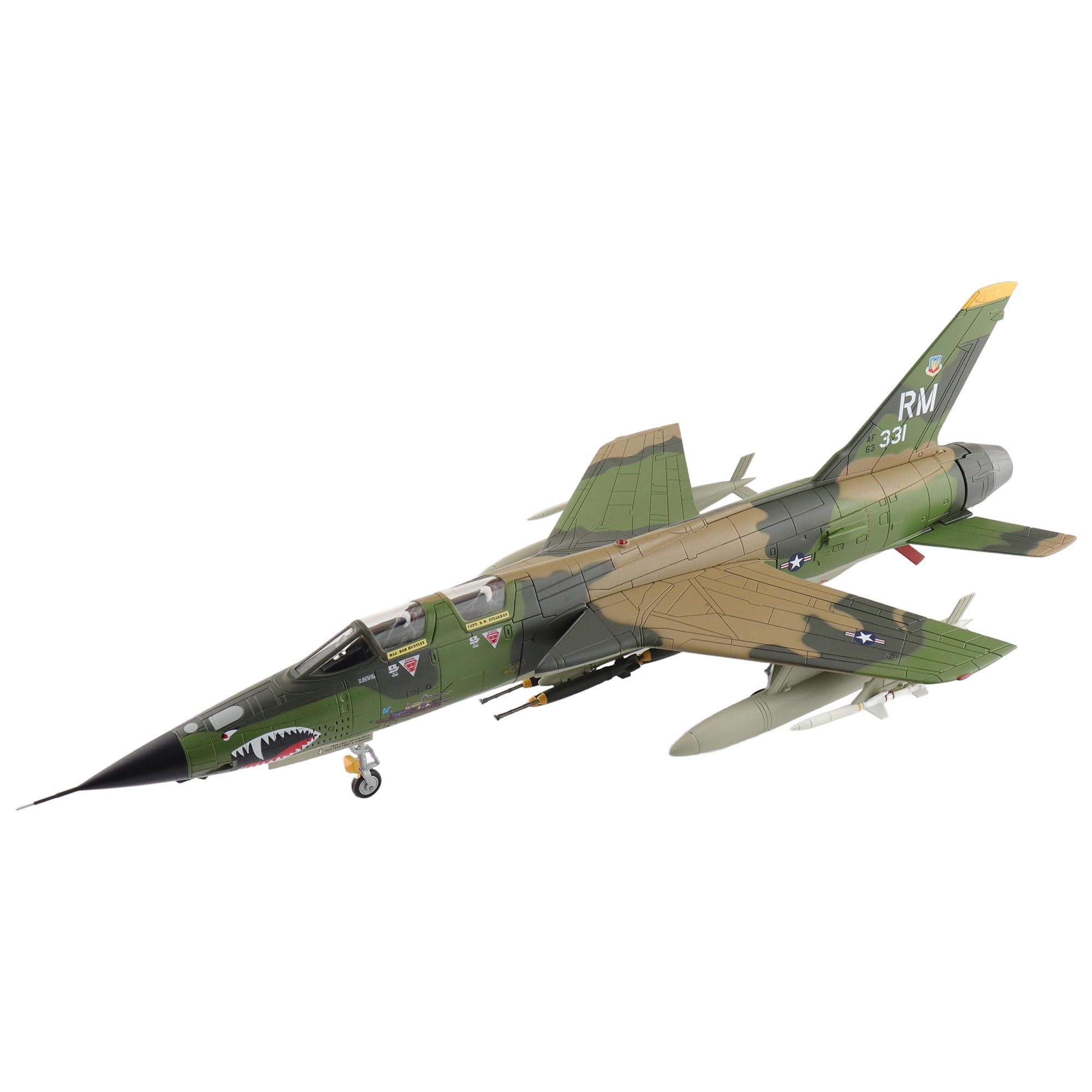 

HOBBY MASTER 1/72 Scale F-105F Thunderchief, 355th Tactical Fighter Squadron, Red River Showboat, Finished Model, HA2523