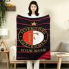 Custom Feyenoord Blanket, High quality Comfortable for All Seasons, Home Decor, Warmth and Comfort