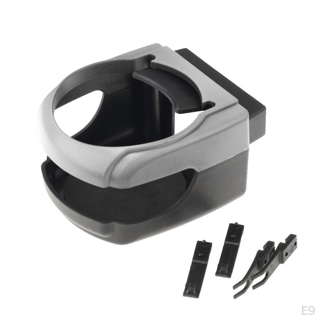 Car Air Vent Outlet Cup Holder Beverage Stand Mount Clipon Black