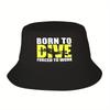 Individueller Unisex Bucket Hat 'Born To Dive' Strand Sonnenschutz Tauchen Sommer Camping Hüte