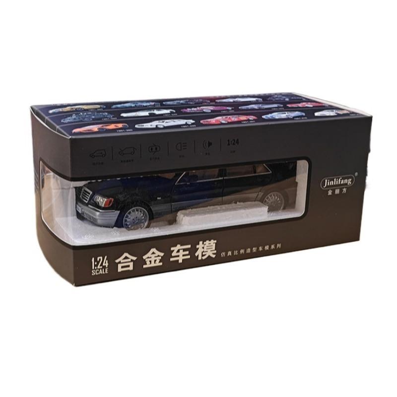 1/24 Mercedes Benz W140 S320 Diecast Classic Car Model Sound & Light Kids Gift