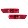 For Citroen C-crosser / Peugeot 4007 2007-2012 Rear Bumper Brake Light Cover Tail Warming Turn Signal Reflector Fog Lamp No Bulb