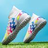 Fashion Men's Soccer Shoes TF/FG Non-Slip Turf Soccer Cleats Trend Design Shoes Comfortable High Top Sneaker High Quality Football Boots